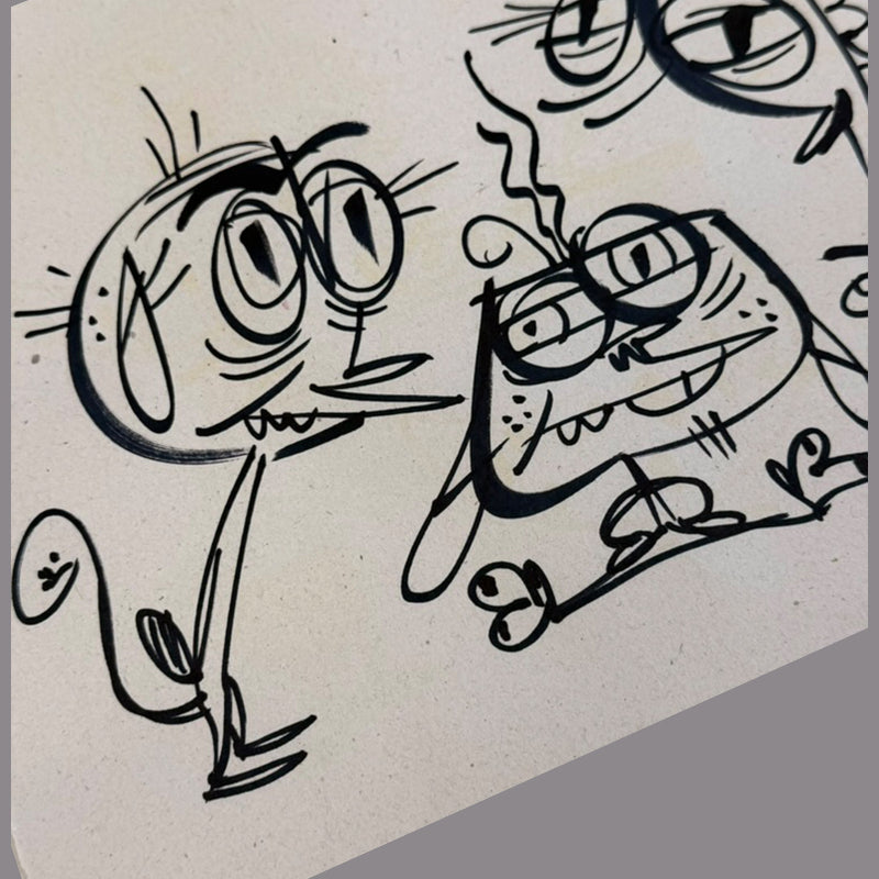 Marc Perry - Original Sketches #11 - Lux Humans Gallery Fundraiser